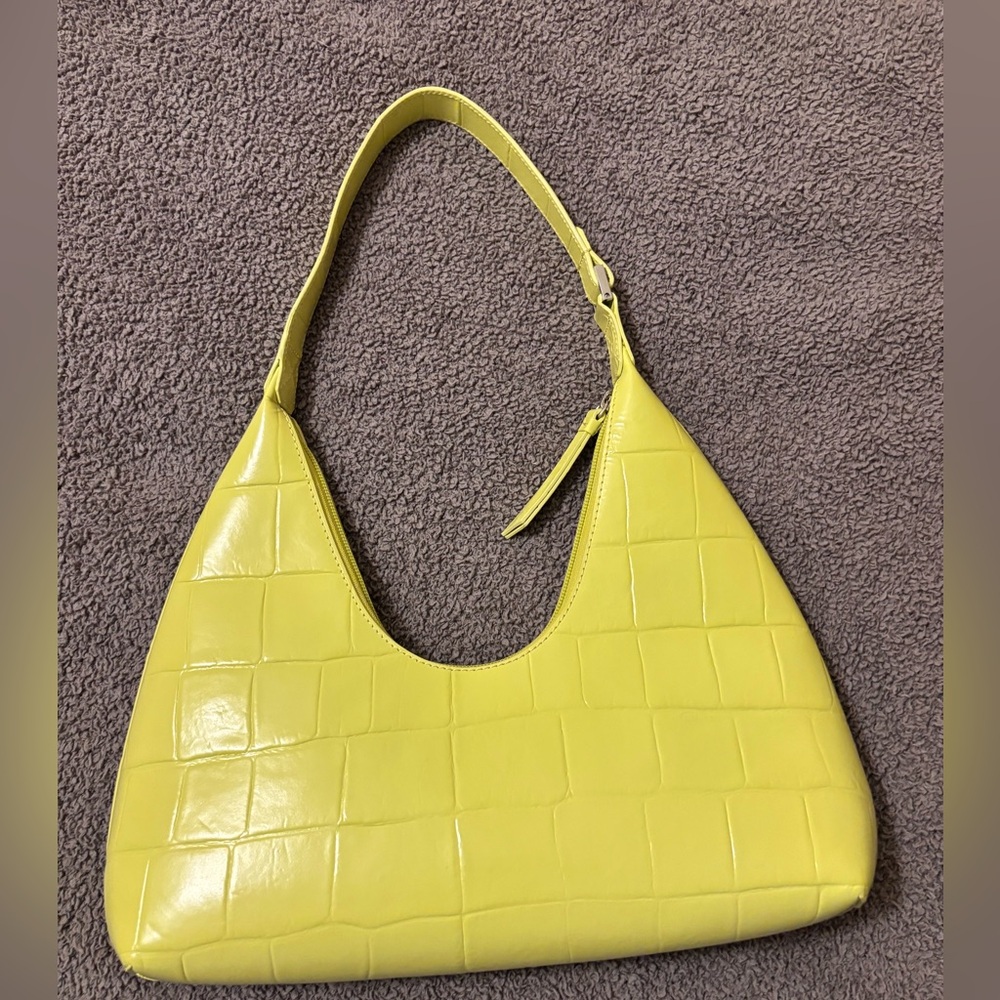 BY FAR Apple Croc Leather Shoulder Bag - Picture 3 of 12